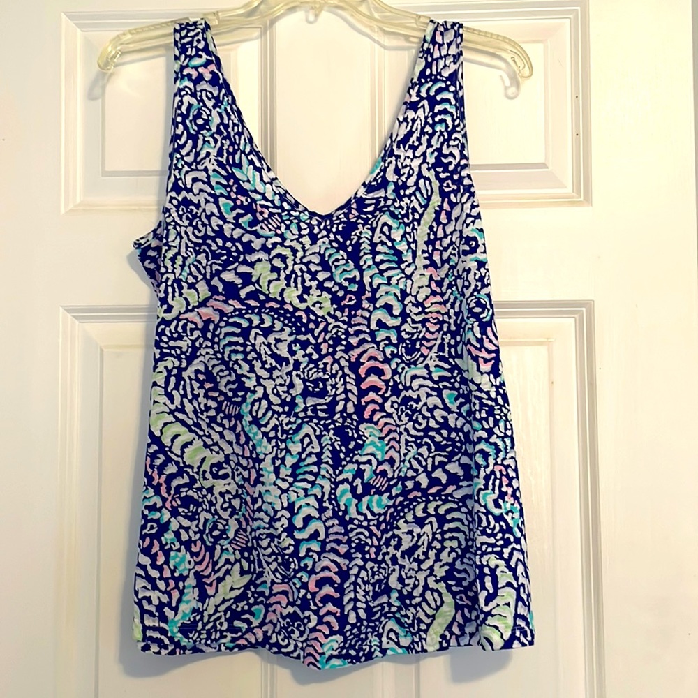 NWT Lily Pulitzer blue grotto tank top